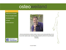 Tablet Screenshot of osteoweiland.at